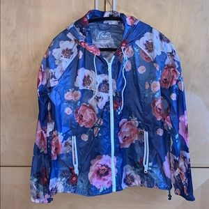 American Eagle Floral Windbreaker